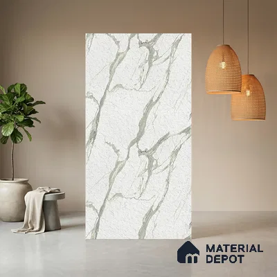 Stone Look LM 21440 8 ft x 4 ft Texture Finish Decorative Laminate - 1 mm | Suitable for TV Unit, Wardrobe, Kitchen Cabinets
