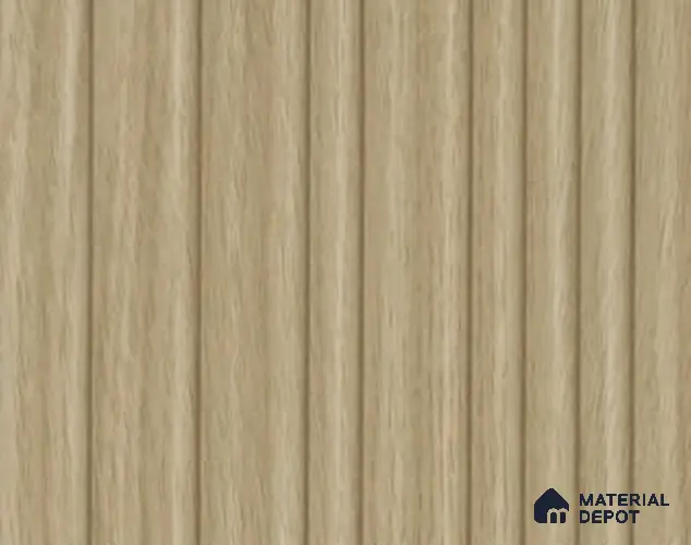 SU 6803 Light Flutedwood Brown Suede Finish Decorative Laminate | Suitable for interior applications in Kitchen Cabinates, Furniture, Wardrobe - 1 mm