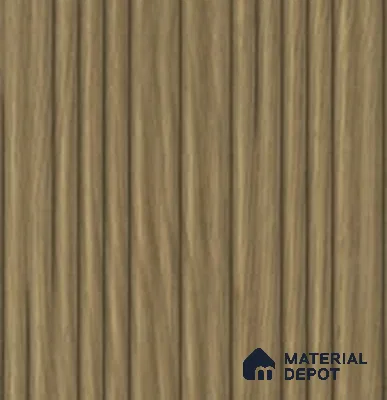 SU 6805 Dark Flutedwood Brown Suede Finish Decorative Laminate | Suitable for interior applications in Kitchen Cabinates, Furniture, Wardrobe - 1 mm