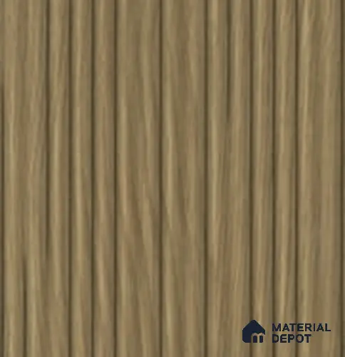 SU 6805 Dark Flutedwood Brown Suede Finish Decorative Laminate | Suitable for interior applications in Kitchen Cabinates, Furniture, Wardrobe - 1 mm