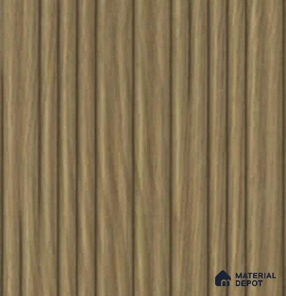 SU 6805 Dark Flutedwood Brown Suede Finish Decorative Laminate | Suitable for interior applications in Kitchen Cabinates, Furniture, Wardrobe - 1 mm
