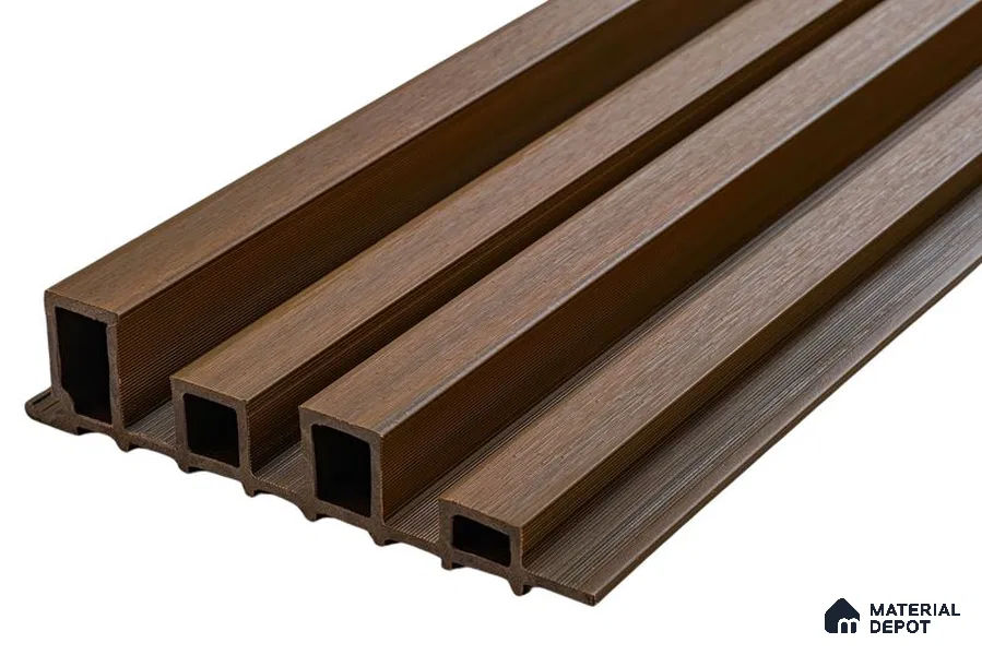 PN 06686 M (218 x 50 x 2895) mm WPC Cladding Exterior Wall Panel | 3 inch Screw for Framing (5 x 75) mm | 1.5 inch Screw for Profile Fixing (6 x 38) mm
