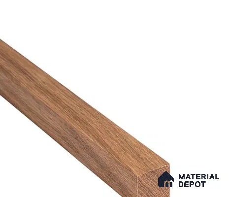 Teakwood plain Square Flat beading 15 mm x 15 mm | 7.5 feet length