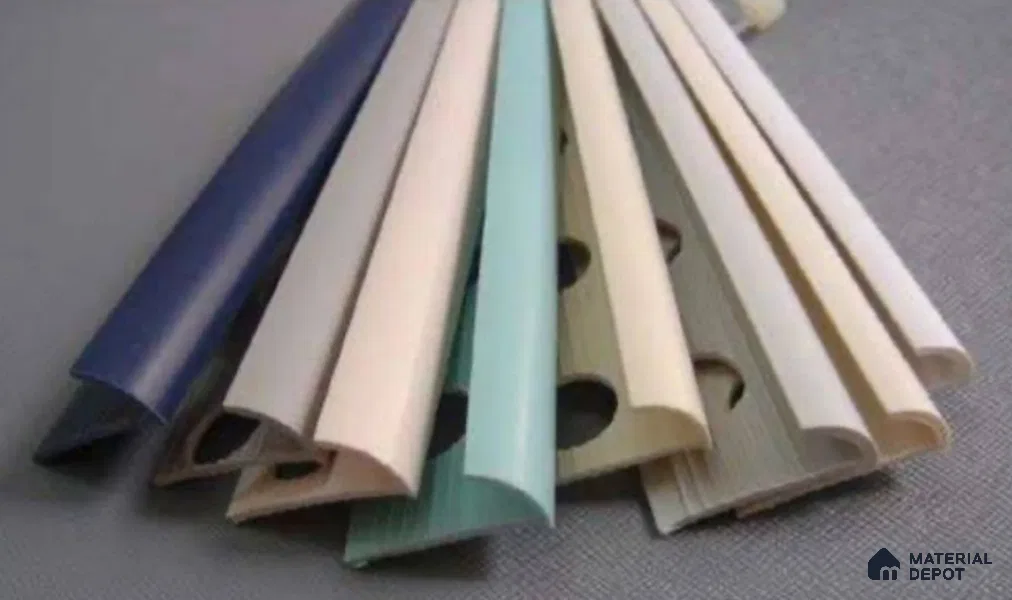 Brown Color PVC Tile Beeding 8 ft Length Suitable for 10mm Tile