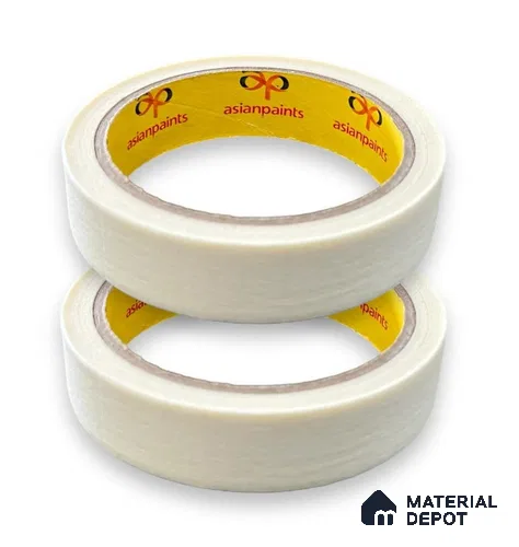Masking tape Trugrip Super Paper, gum tape 40 meter Length (1 inch 2.4cms Pack of 8)