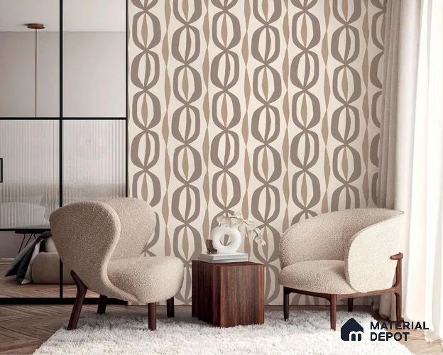 51243807 | 10 Meter x 21 Inch  Patterned Look Wallpaper - 57 Sq. Ft.