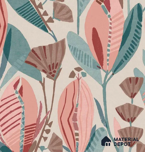 Multicolor | 10 Meter x 21 Inch  Florals Look Wallpaper - 57 Sq. Ft.