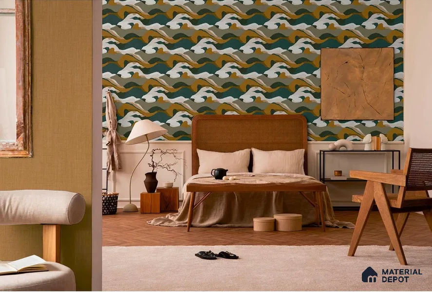51244004 | 10 Meter x 21 Inch Patterned Look Wallpaper - 57 Sq. Ft.