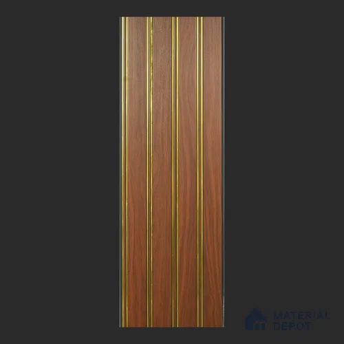 Brown Wood Look PVC Louver/Panel | 10 ft x 1 ft | 10 - mm | PN 06195