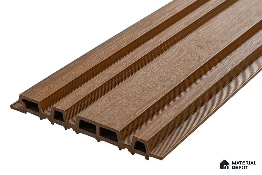 PN 06686 Q (218 x 25 x 2895) mm WPC Cladding Exterior Wall Panel | 3 inch Screw for Framing (5 x 75) mm | 1.5 inch Screw for Profile Fixing (6 x 38) mm