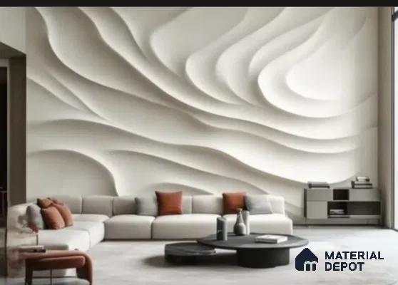 Wave 2 Design 7.8 x 8.2 ft CNC Made Exterior Grade HDHMR - 30 mm (2.5 sheet)