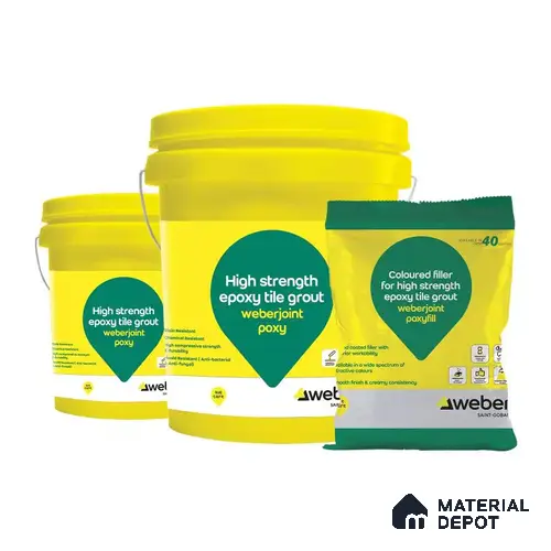 Weber Joint Epoxy 3 kg - (Base Color - 01 Jet Black)