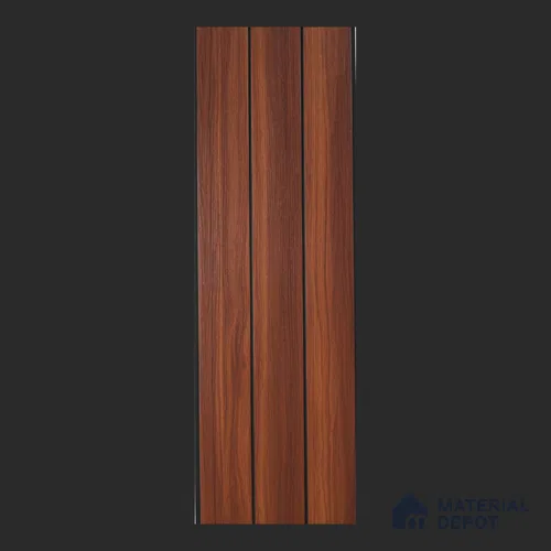 Brown Wood Look PVC Louver/Panel | 10ft x 1ft | 10 - mm | PN 06198