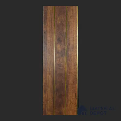 Brown Wood Look PVC Louver/Panel | 10 ft x 1 ft | 10 - mm | PN 08024