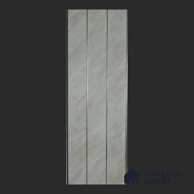 Grey Stone Look PVC Louver/Panel | 10 ft x 1 ft | 10 - mm | PN 08027