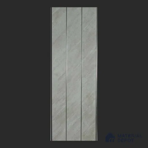 Grey Stone Look PVC Louver/Panel | 10 ft x 1 ft | 10 - mm | PN 08027