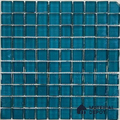Mosaic Wall Tile TL 03492 A Glass 280x280 mm (25x25 mm) Glossy Finish Porcelain Tile - 8 mm (Sample)