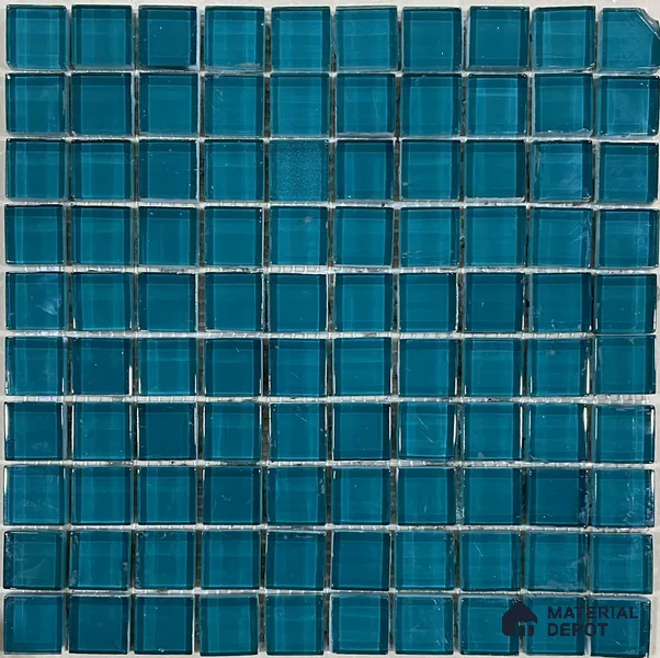 Mosaic Wall Tile TL 03492 A Glass 280x280 mm (25x25 mm) Glossy Finish Porcelain Tile - 8 mm (Sample)