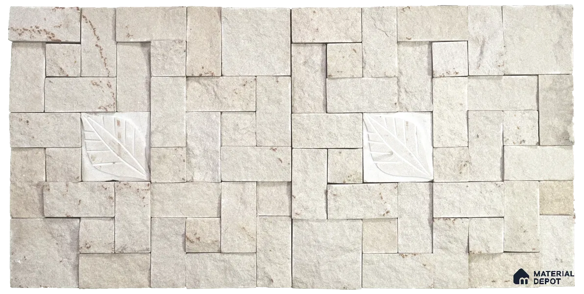 WL 00081 Aspen 300 x 300 mm Natural Stone Wall Cladding | Stone is a Natural Product, Please Expect Variation in Shades