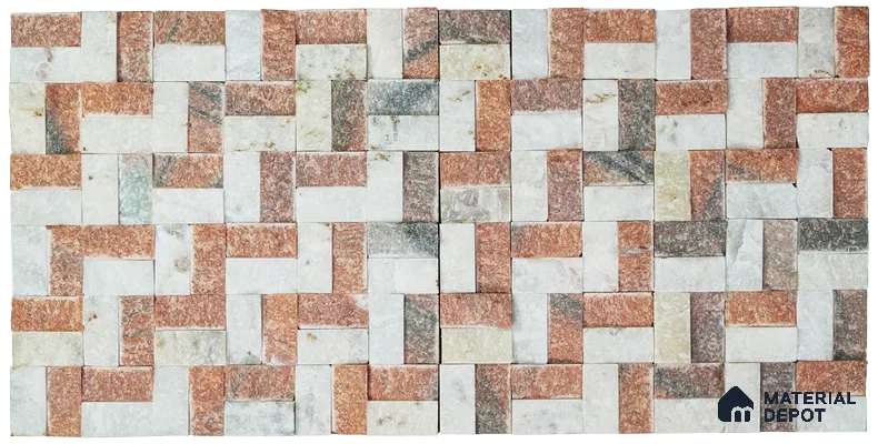 WL 00085 Bianco 300 x 300 mm Natural Stone Wall Cladding