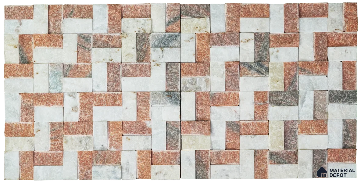 WL 00085 Bianco 300 x 300 mm Natural Stone Wall Cladding