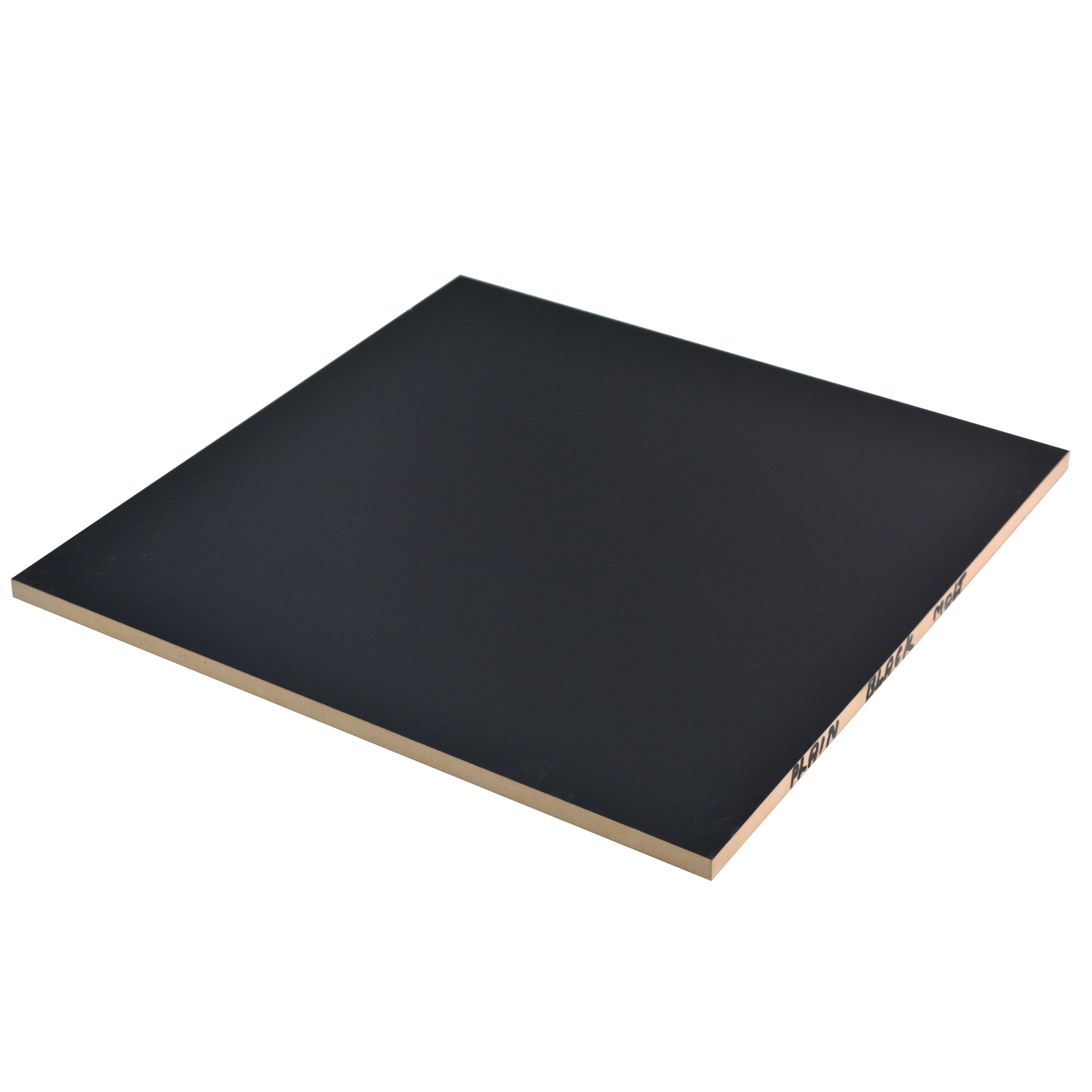 Plain Pastel Wall & Floor Tile TL 04934 B Base & Bloom Plain Terra Plain Black 1 ft x 1 ft Ceramic Matte Finish - 9 mm | Suitable for Living Room, Bedroom, Bathroom, Courtyard, Balcony