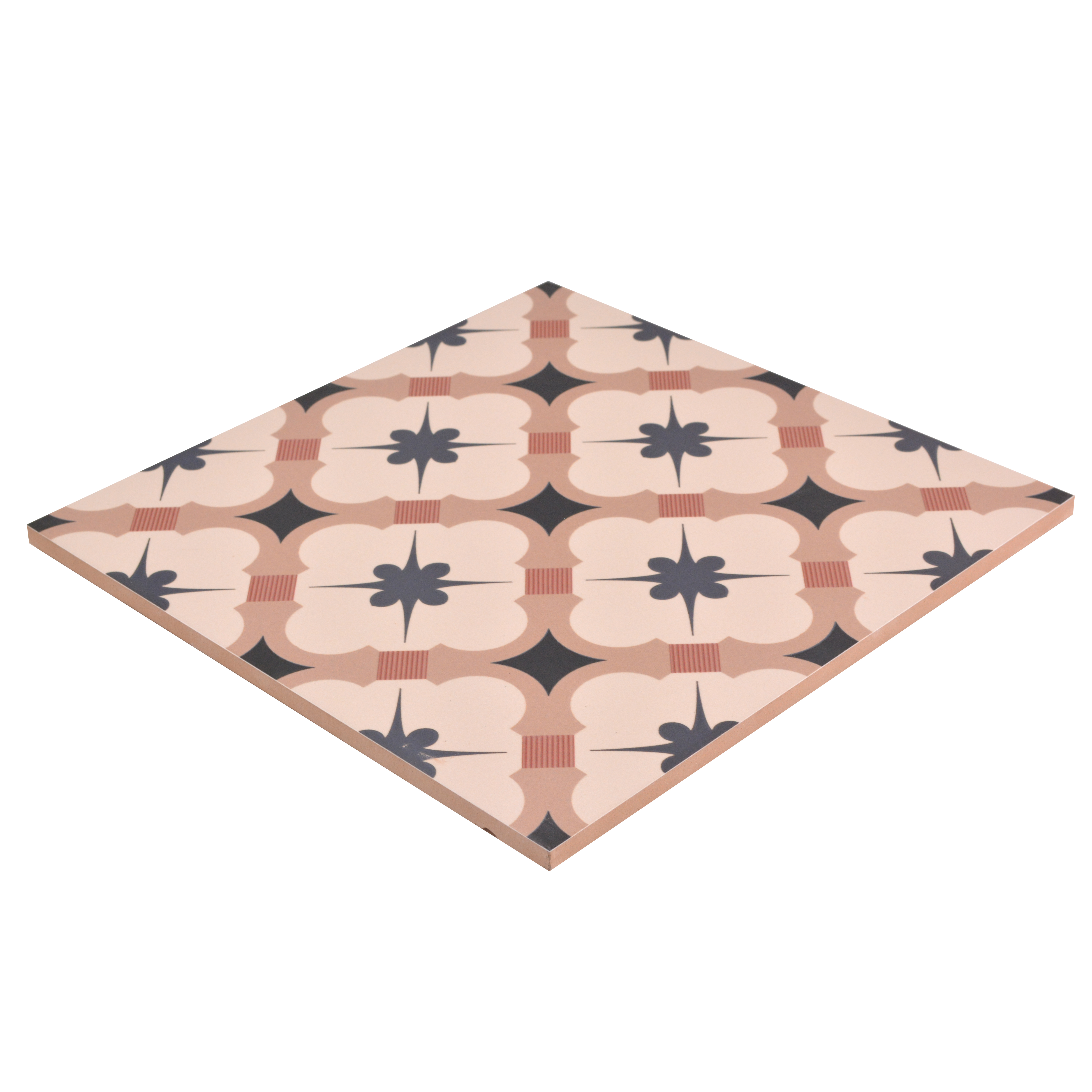 Moroccan Wall & Floor Tile TL 04932 Marrakech Starry Caramel 1 ft x 1 ft Ceramic Matte Finish - 9 mm | Suitable For Kitchen, Bathroom, Entryway | Please Expect a Slight Variation of Pattern