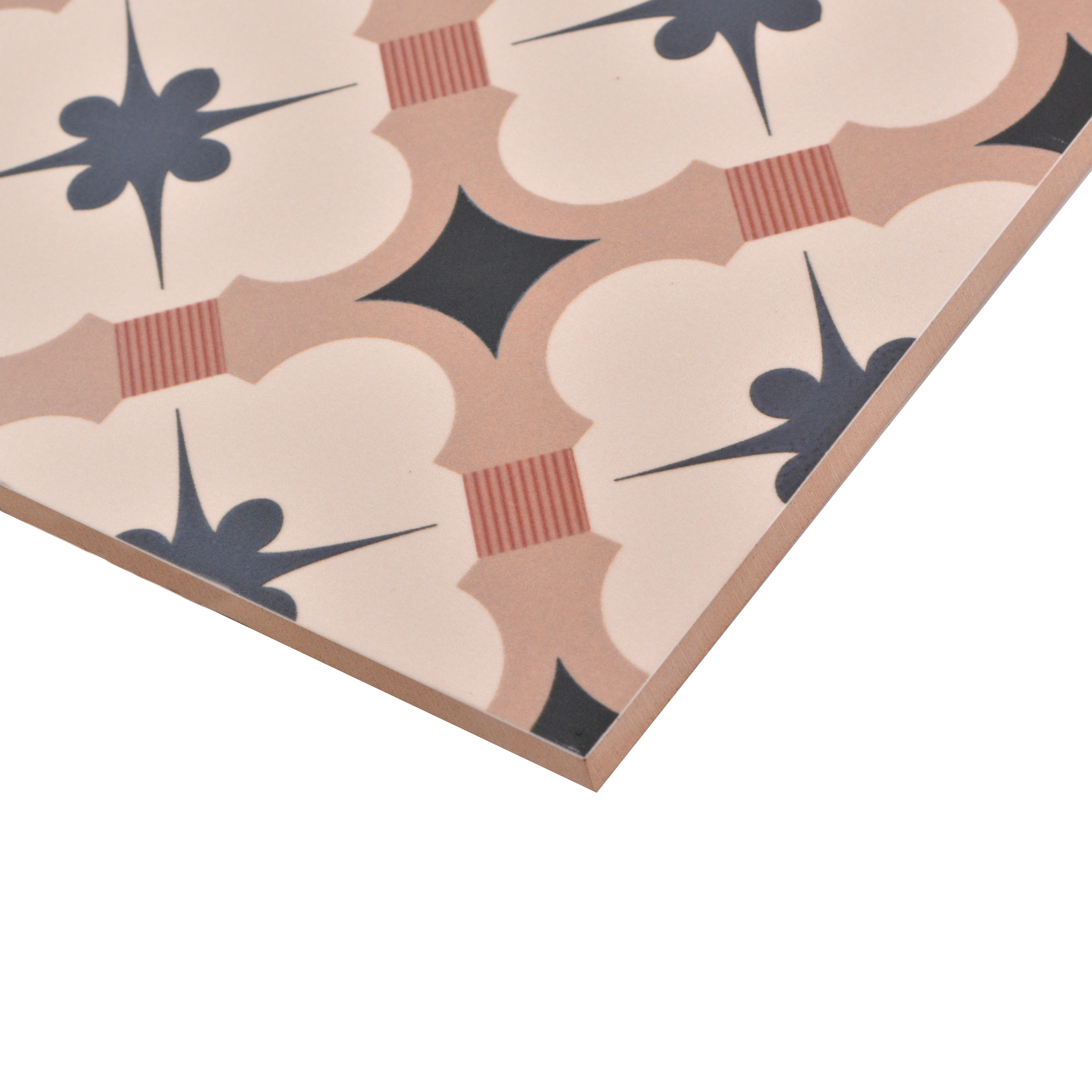 Moroccan Wall & Floor Tile TL 04932 Marrakech Starry Caramel 1 ft x 1 ft Ceramic Matte Finish - 9 mm | Suitable For Kitchen, Bathroom, Entryway | Please Expect a Slight Variation of Pattern