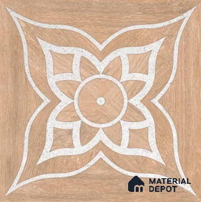 Moroccan Wall Tile TL 11787 | 1 ft x 1 ft Ceramic Matte Tile - 9 mm