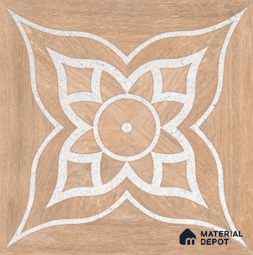 Moroccan Wall Tile TL 11787 | 1 ft x 1 ft Ceramic Matte Tile - 9 mm | Suitable For Bathroom, Balcony, Kitchen