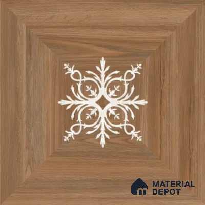 Moroccan Wall Tile TL 11782 | 1 ft x 1 ft Ceramic Matte Tile - 9 mm | Suitable For Bathroom, Balcony, Kitchen