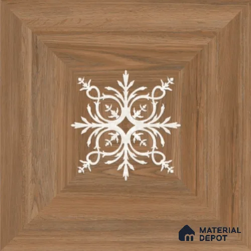 Moroccan Wall Tile TL 11782 | 1 ft x 1 ft Ceramic Matte Tile - 9 mm | Suitable For Bathroom, Balcony, Kitchen
