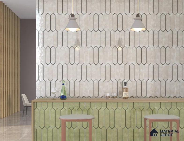 Subway Wall Tile TL 11810 D | 1 ft x 3 in Ceramic Glossy Tile - 9 mm
