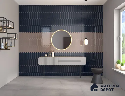 Subway Wall Tile TL 11810 H | 1 ft x 3 in Ceramic Glossy Tile - 9 mm