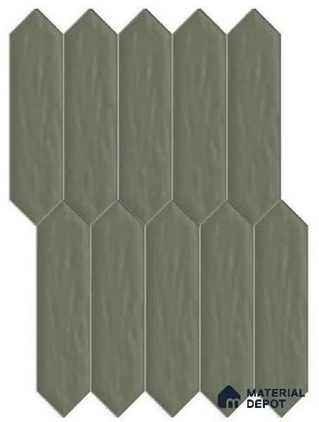 Subway Wall Tile TL 11810 M | 1 ft x 3 in Ceramic Glossy Tile - 9 mm