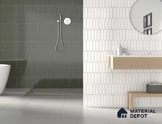 Subway Wall Tile TL 11810 M | 1 ft x 3 in Ceramic Glossy Tile - 9 mm