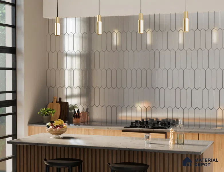Subway Wall Tile TL 11810 O | 1 ft x 3 in Ceramic Glossy Tile - 9 mm