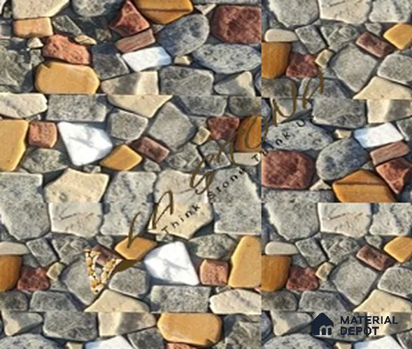 WL 00184 Cortica Gold 457 x 203 mm Natural Stone Wall Cladding |  Stone is a Natural Product, Please Expect Variation in Shades