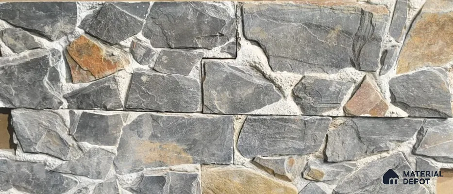 WL 00179 Cotica Bay 457x203 mm Natural Stone Wall Cladding |  Stone is a Natural Product, Please Expect Variation in Shades