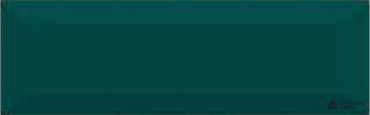 Subway Wall Tile TL 04968 O El Cielo Bevelled Dark Forest Green 12 x 4 inch Ceramic Matte Finish - 7.5 mm | Suitable for Highlighter Walls, Foyer, Bathroom, Kitchen Wall & Backsplashes (Sample)