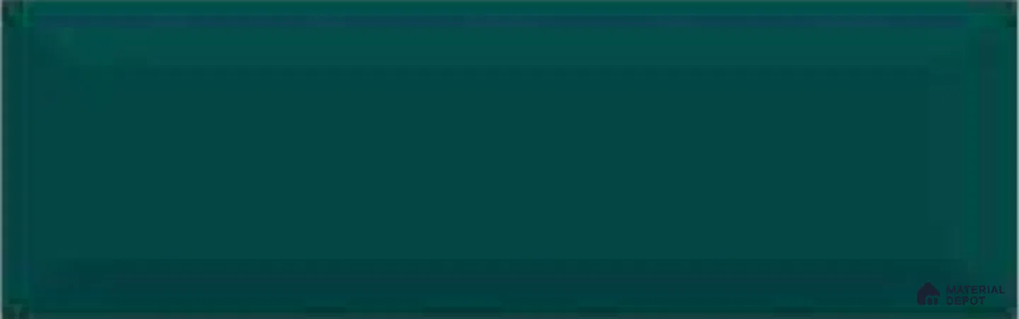 Subway Wall Tile TL 04968 O El Cielo Bevelled Dark Forest Green 12 x 4 inch Ceramic Matte Finish - 7.5 mm | Suitable for Highlighter Walls, Foyer, Bathroom, Kitchen Wall & Backsplashes (Sample)
