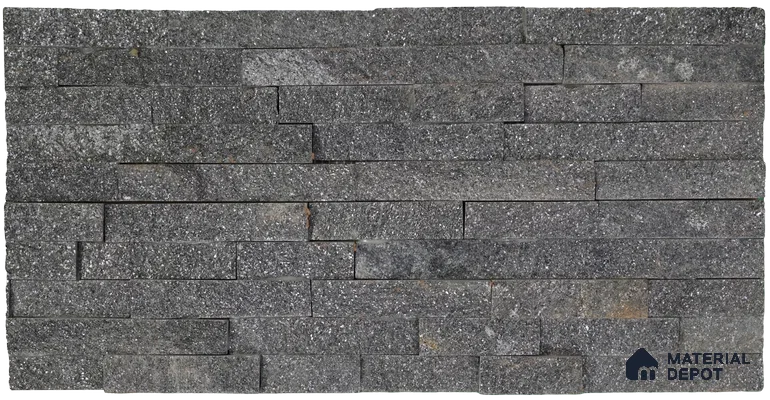 WL 00094 Galaxy Black 600 x 150 mm Natural Stone Wall Cladding |  Stone is a Natural Product, Please Expect Variation in Shades