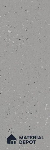 Terrazzo Large Format Slab TL 12667 Pallazio Steel 8 ft x 2.62 ft White Fullbody Glossy Finish - 15 mm | Suitable for Counter Top, Table Top & Window Frame