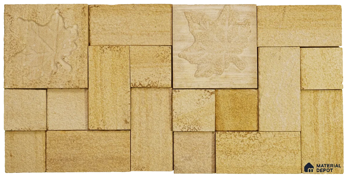 WL 00107 Maple 300 x 300 mm Natural Stone Wall Cladding | Stone is a Natural Product, Please Expect Variation in Shades