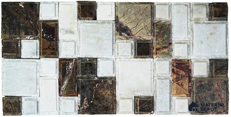 WL 00105 Mistic Crema 300 x 300 mm Natural Stone Wall Cladding |  Stone is a Natural Product, Please Expect Variation in Shades