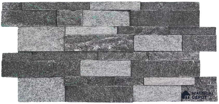 WL 00110 Orbit Black 600 x 150 mm Natural Stone Wall Cladding |  Stone is a Natural Product, Please Expect Variation in Shades