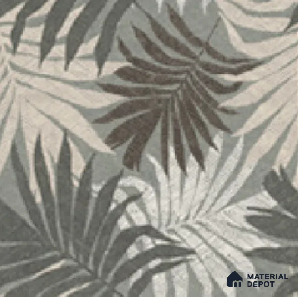 Floral Wall Tile TL 04926 Foliage Flora Fantastico 1 ft x 1 ft Ceramic Matte Finish - 9 mm | Suitable for Living Room, Bedroom, Bathroom, Courtyard, Balcony | Please Expect a Slight Variation of Pattern (Sample)