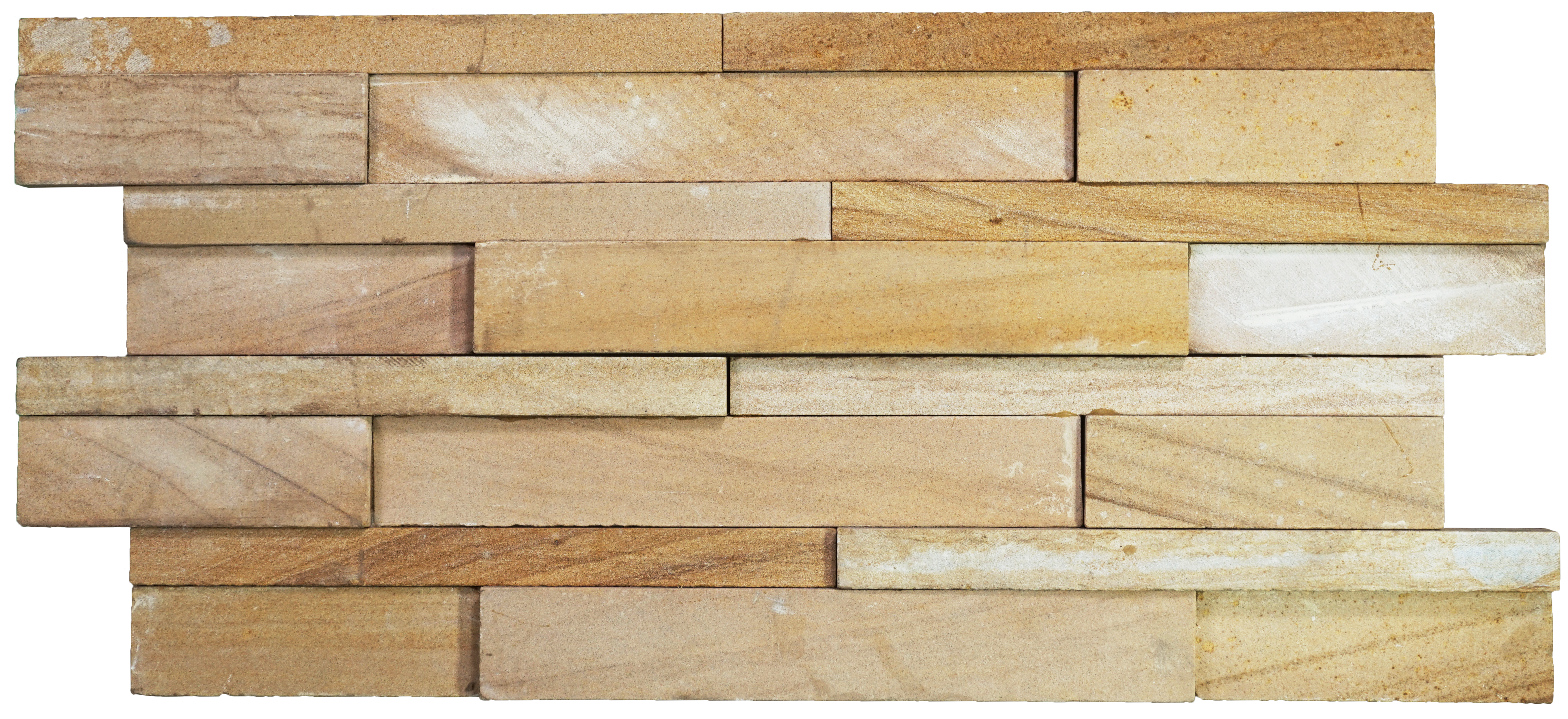 WL 00115 Pine Wood 600 x 150 mm Natural Stone Wall Cladding |  Stone is a Natural Product, Please Expect Variation in Shades