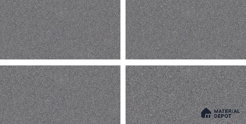 Terrazzo Floor & Wall Tile TL 06141 E S&P Nero 4 ft x 2 ft Vitrified Glossy Finish - 9 mm | Ideal For Living Room, Bedroom, Bathroom, Kitchen