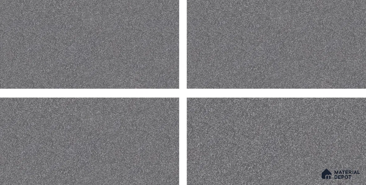 Terrazzo Floor & Wall Tile TL 06141 E S&P Nero 4 ft x 2 ft Vitrified Glossy Finish - 9 mm | Ideal For Living Room, Bedroom, Bathroom, Kitchen
